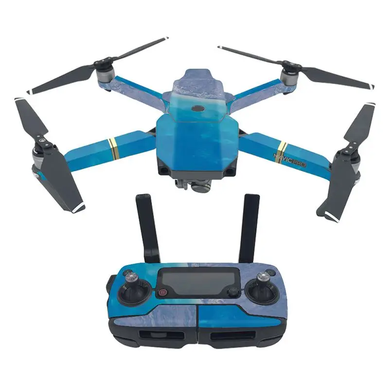 Кожи Стикеры для DJI Мавик Pro Platinum водонепроницаемые красочные наклейки