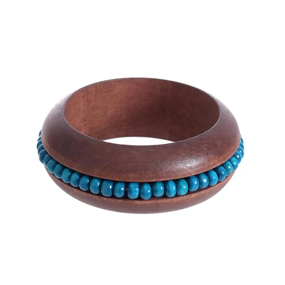 Модные африканские женские круглые коричневые бриллиантовые браслеты в стиле