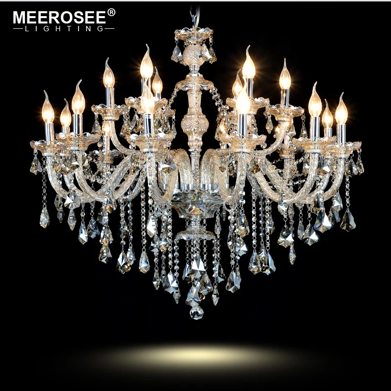 

Modern Glass Chandelier Cognac Crystal lustres de cristal Chandelier Lamp Lighting Lamparas for Home Decoration Hotel Project