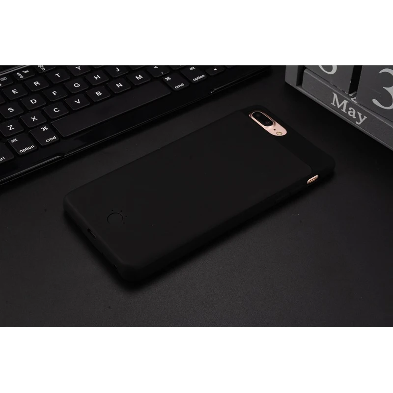 Ультратонкий чехол для зарядки аккумулятора iPhone 8 резервного зарядного
