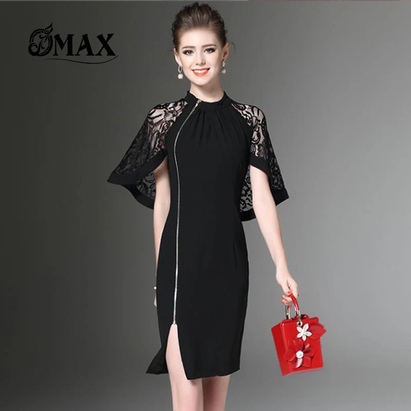 OMAX European Korean high-end fashion/banquet/office/professional elegant dress | Женская одежда