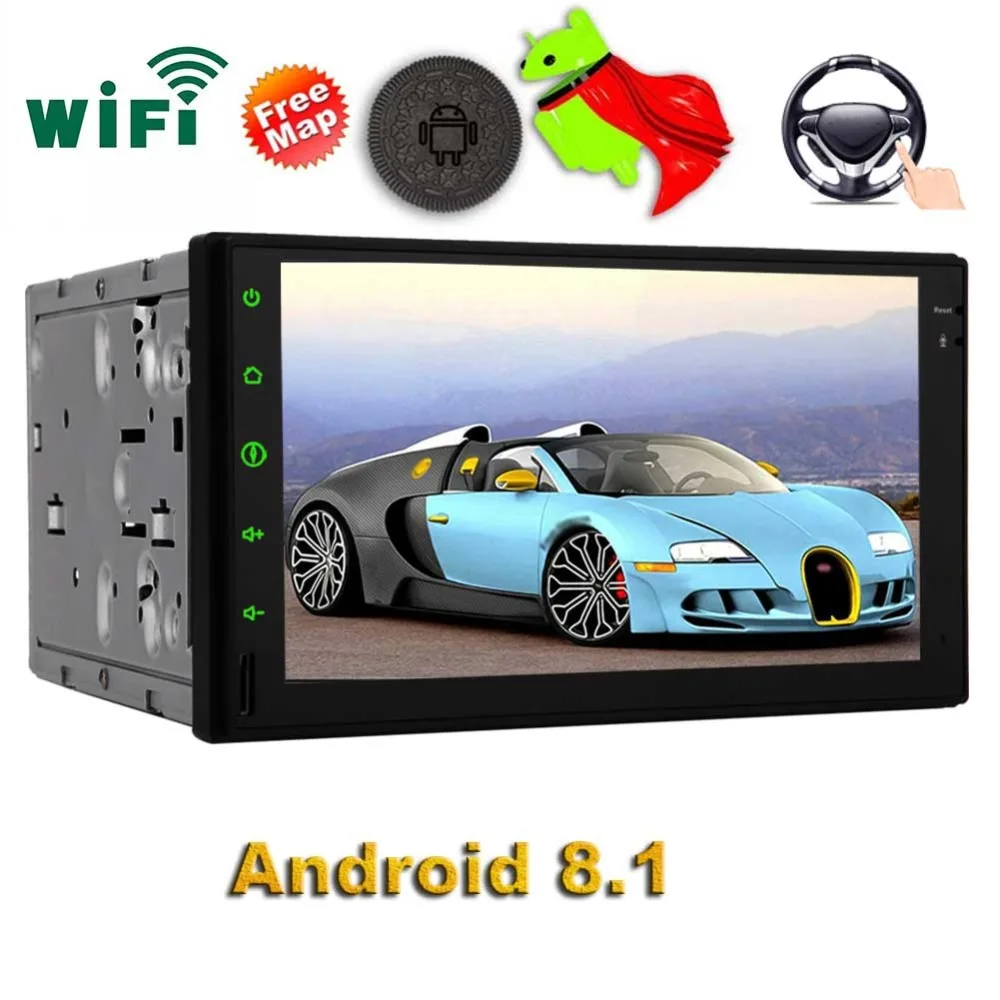 Развлекательная Автомагнитола EinCar с Bluetooth Wi-Fi GPS-навигацией без DVD-проигрывателя 7