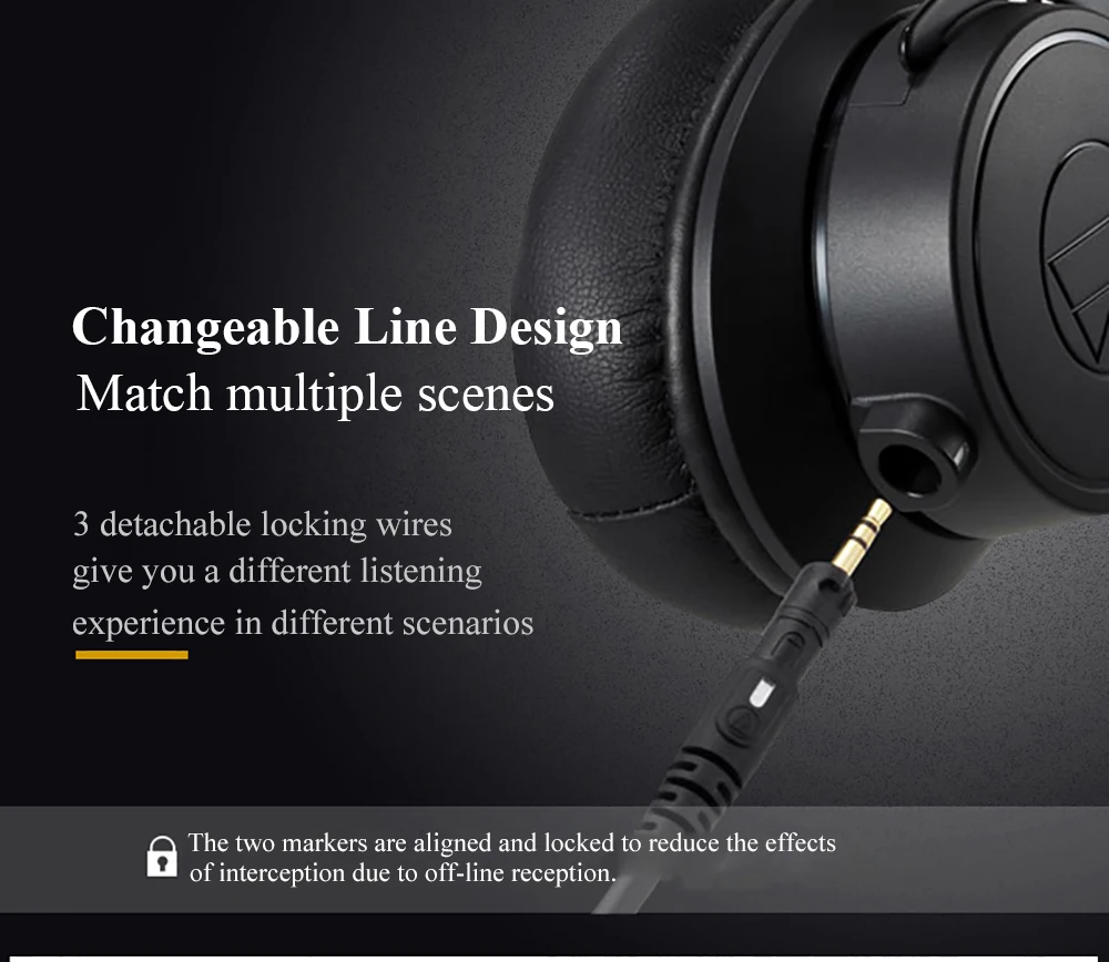 Аудио Technica ATH-M60x Проводные Наушники Профессиональные мониторные наушники портативные HIFI наушники