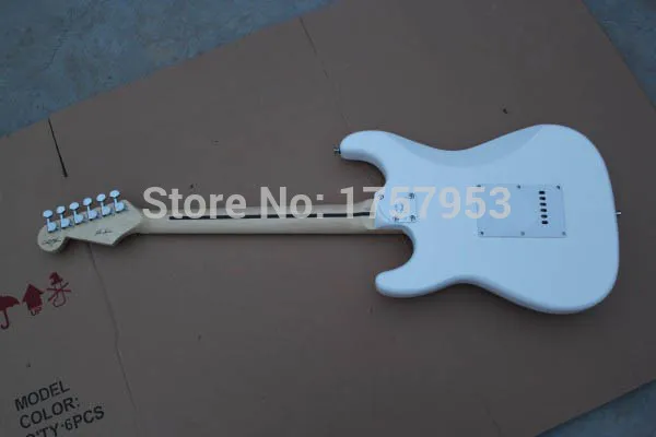 Factory direct custom shop Newest Custom ST white 5 star inlay 6 Strings Electric Guitar with Floyd Rose Tremolo!!! Free shippi | Спорт и