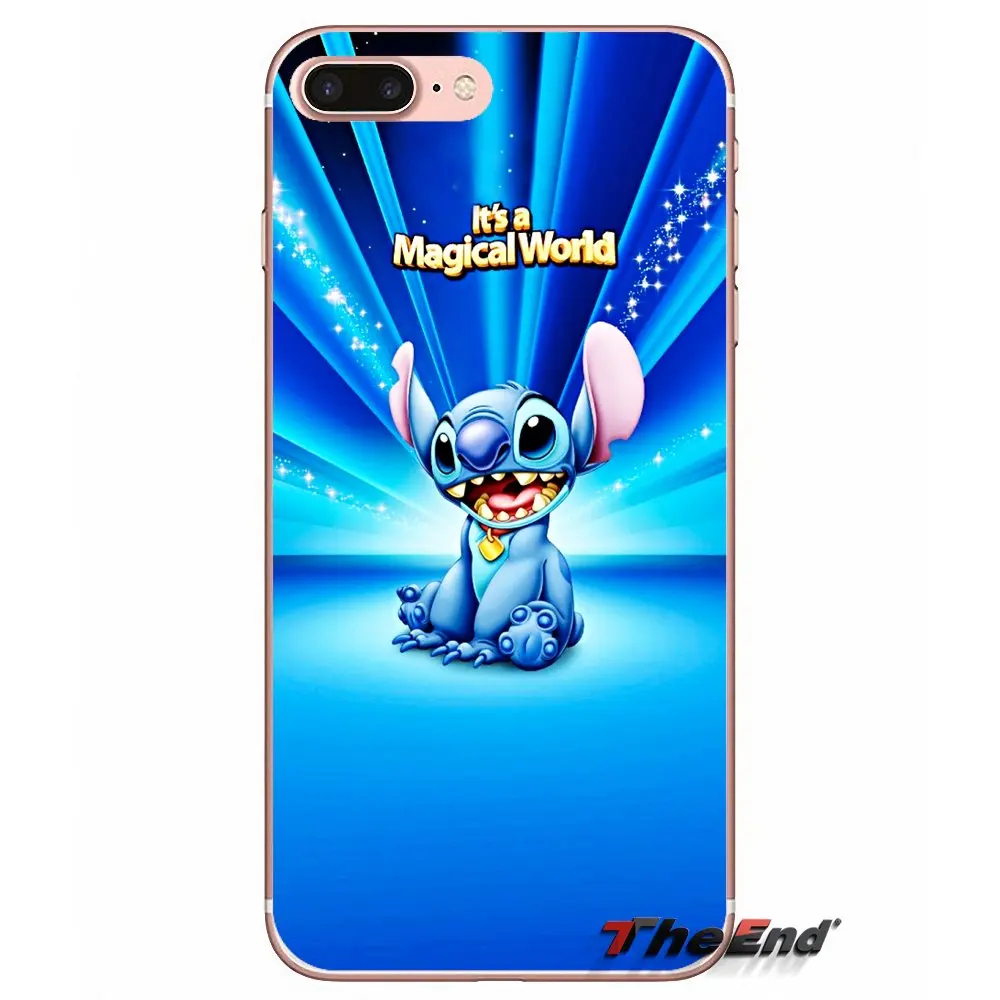 For Samsung Galaxy S9 Plus Note 8 One oneplus 5T Meizu M5s LG V30 HTC U11 Capa Kawaii Lilo and Stitch Ohana ultra thin case | Мобильные
