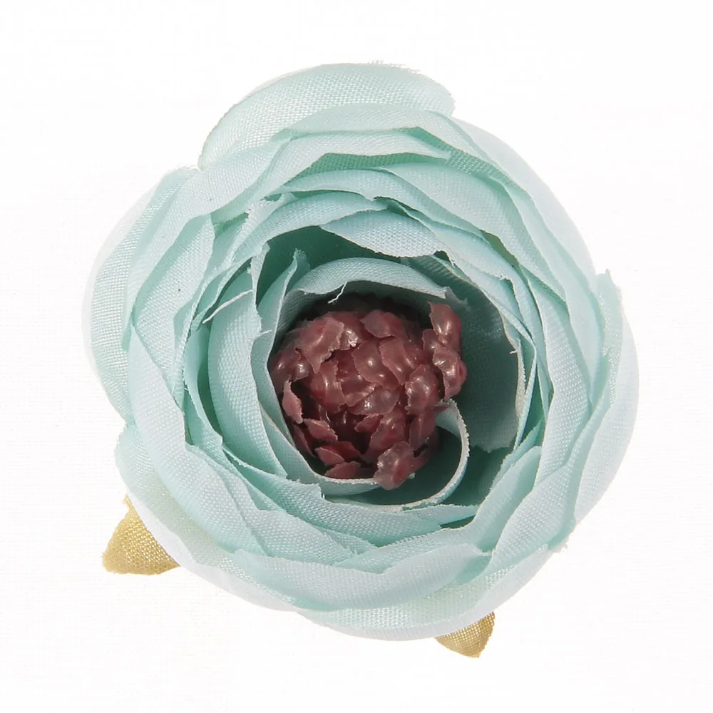 Yundfly 10pcs Boutique Fabric Artifical Camellia with Leaf for DIY Baby Girls Headband Wreath Kids Art Flower Hair Flowers | Мать и