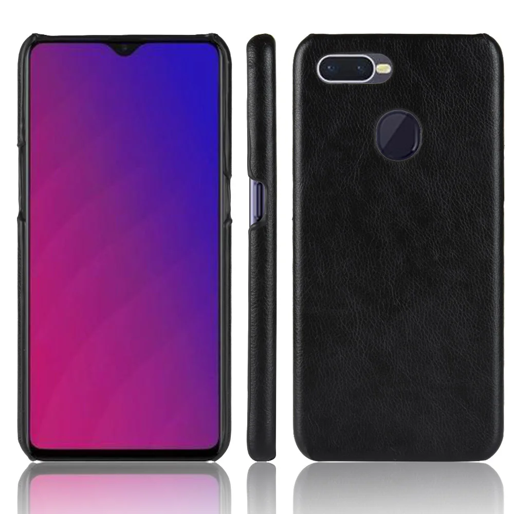 Slim Cases For Oppo F9 Case Litchi Skin Pattern PU Leather and PC Book Cover OPPO Pro CPH1823 CPH1828 CPH1881 Phone | Мобильные