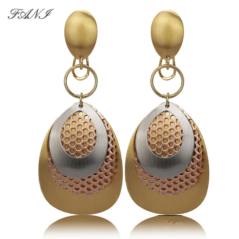 Fani Fashion new earrings Jewelry Drop Earrings For Women Wedding Party 2021 Long jewelry brand drop | Украшения и аксессуары
