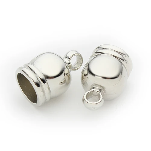 Обжимные Концевики для бижутерии бусины золотого серебряного бронзового цветов