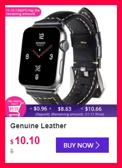 FOHUAS, ремешок для часов из черного дерева, натуральная кожа, петля для apple watch, серия 3, 42 мм, Ретро ремешок, браслет, застежка, петля, черный, коричневый