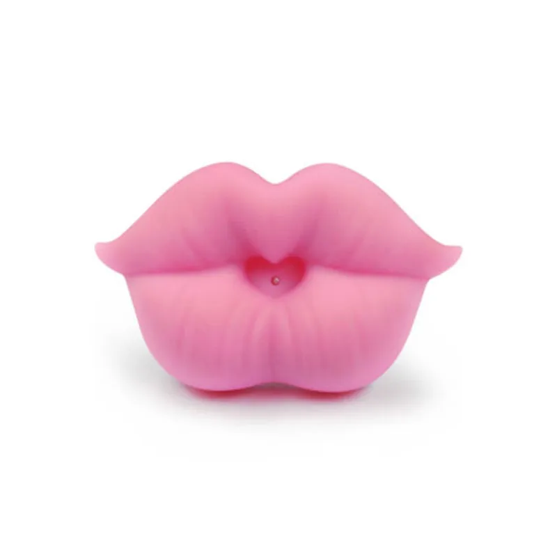 pink Стоматологическая детская соска, красный поцелуй, губы, пустышка, забавные силиконовые детские соски, прорезыватель, пустышка, Детская соска, Прямая поставка - Цвет: pink
