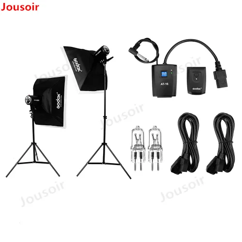 Godox E250 500Ws фотографии студийная вспышка-Стробоскоп светильник + софтбокс 50х70см 2