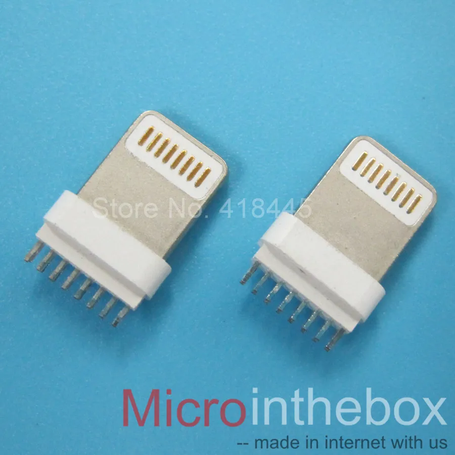 100 шт./лот коннектор usb для iphone 2x8 контактов тип DIP 7 5*1 6 мм коннекторы