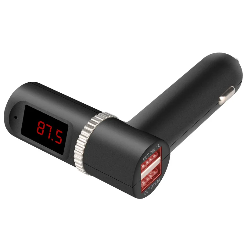 Новые Bluetooth Car Kit Hands free Беспроводной Автомобильный MP3 плеер fm передатчик Dual USB