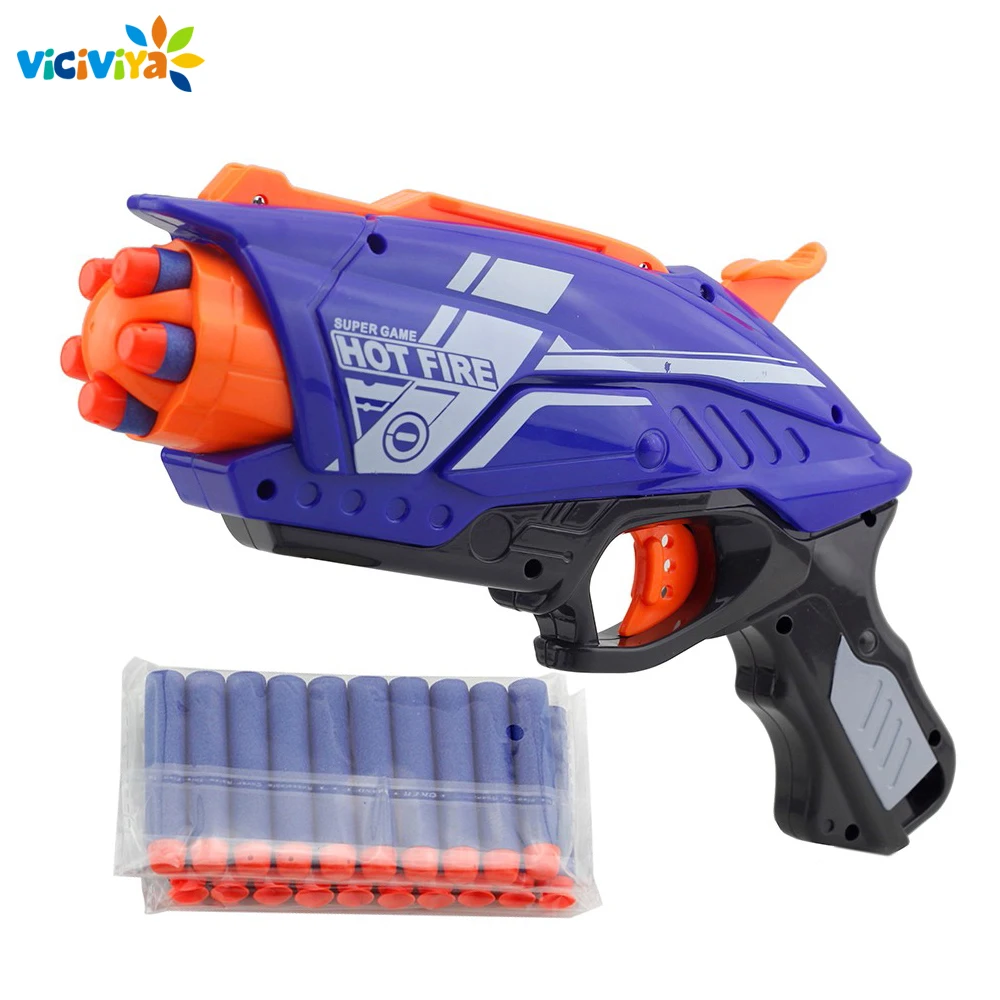 Новинка 2020 пластиковый игрушечный пистолет для Nerf Elite Blaster с 20 шт. мягких игрушек