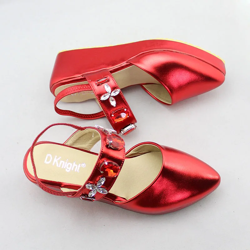 Кристалл Римские сандалии 2019 новые Криперс Платформа Летние босоножки на