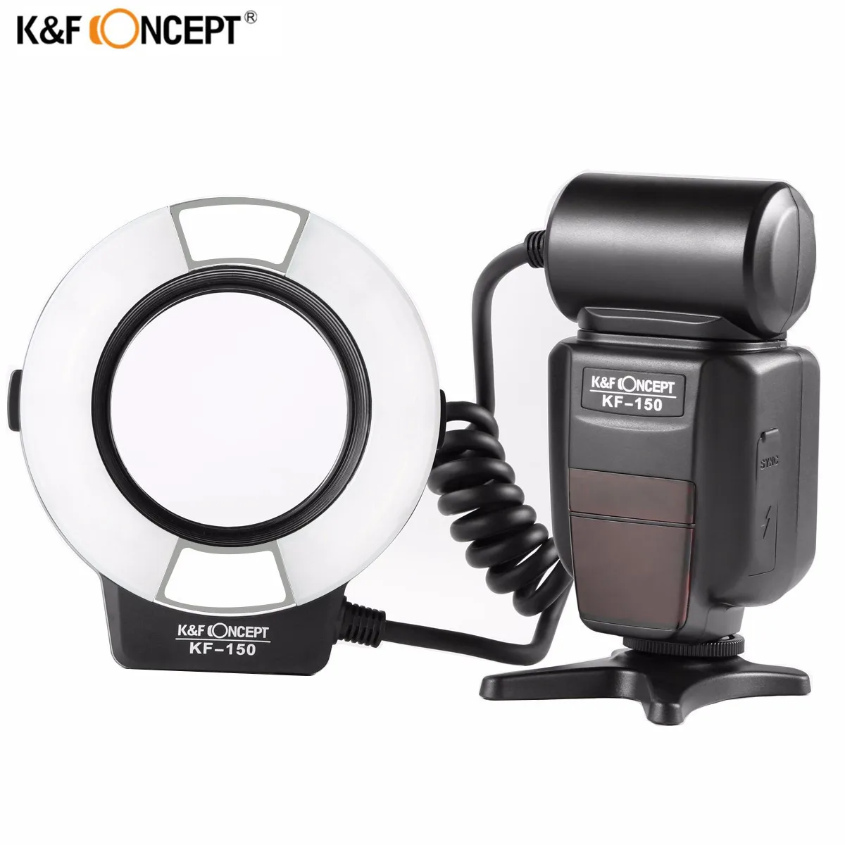 Новинка K & F CONCEPT Вспышка Speedlite Master Slave вспышка с режимом TTL отражателем для камеры