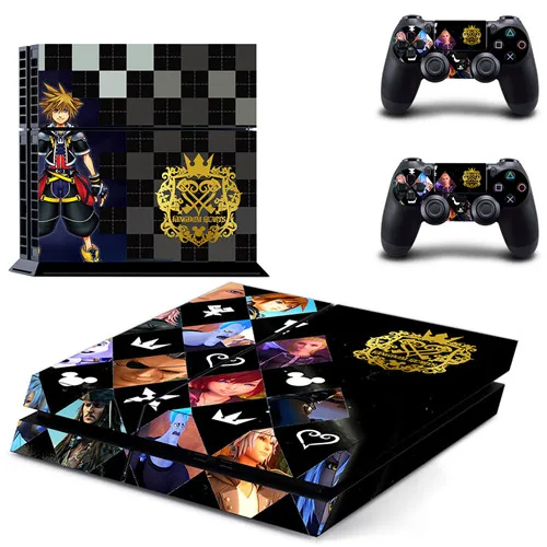 GYTM2365 Игра Kingdom Hearts 3 наклейка для PS4 виниловая наклейка, стикер для консоли Playstation 4 и 2 контроллера наклейка для PS4 наклейка s - Цвет: GYTM2365
