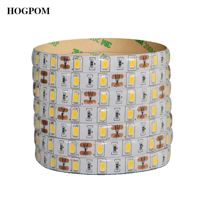 5 м 1 рулон водостойкая RGB СВЕТОДИОДНАЯ лента SMD 5630 светодио дный 60 led s/M лампа для
