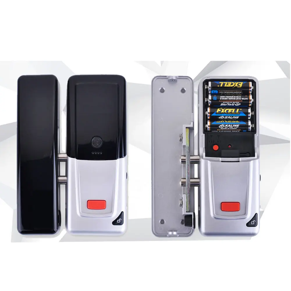 Wireless remote invisible door lock with digital keypad and control key fob entry access system | Безопасность и защита