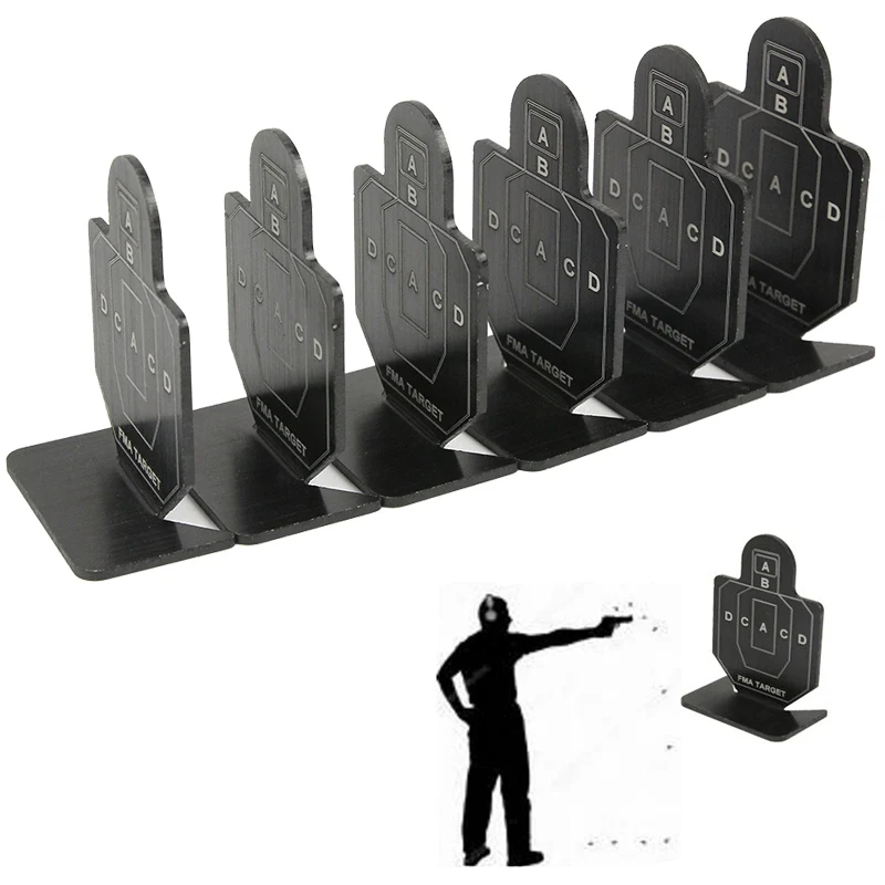 FMA 6 Pcs Airsoft Shooting Target Set Durable Metal Archery Kit Tactical Hunting For BB Pellet Practice|airsoft shooting targets|shooting