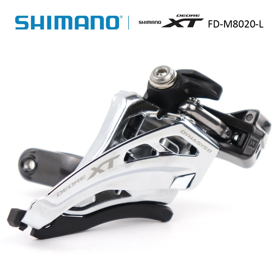 SHIMANO Deore XT FD-M8020-L 2x11s боковые качели передний переключатель низкий зажим MTB части велосипеда Shimano подлинные товары Аксессуары для велосипеда