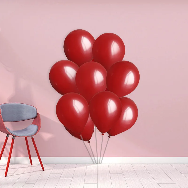 10 дюймов микс воздушный шар латексный красный агат гелий украшения для дня