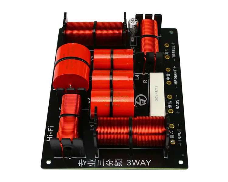 GHXAMP 400 Вт 3 Way кроссовер Hifi твитер Midange НЧ-динамик Динамик кроссовер 1250 H/5000 Гц с Пронзительный защита Купальный костюм из 1 шт
