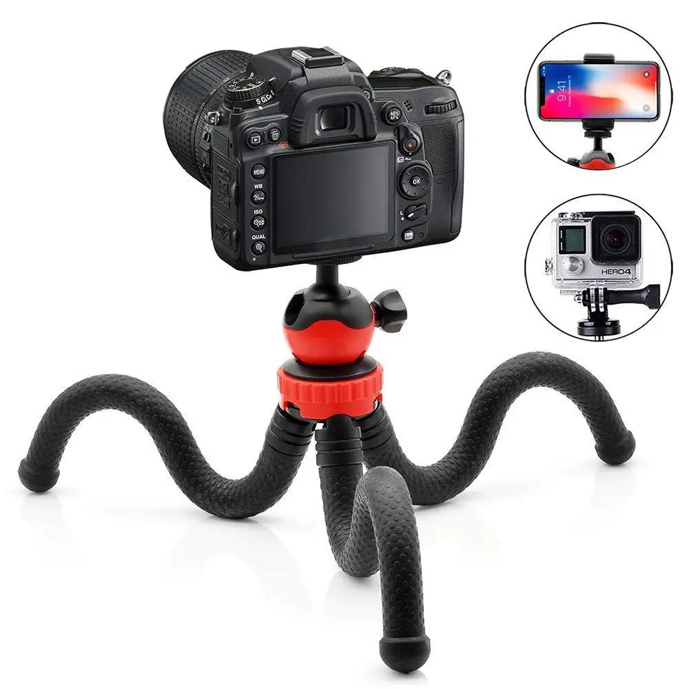 ABGN горячий гибкий шаровой головкой штатив для iPhone Android телефона GoPro DSLR камеры и