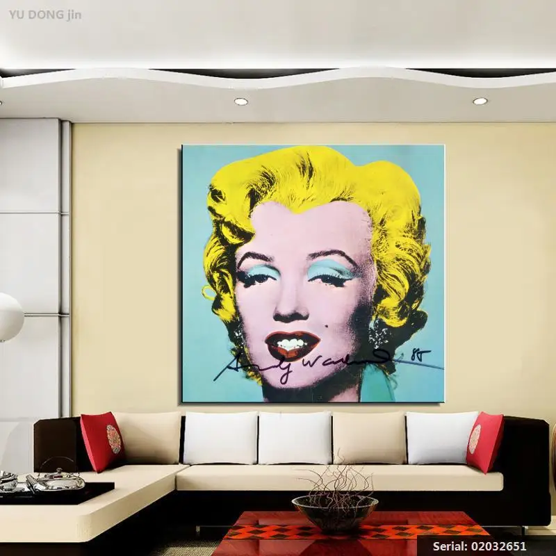 Yu dong jin Andy Warhol Still life абстрактная масляная живопись Рисование Искусство спрей без
