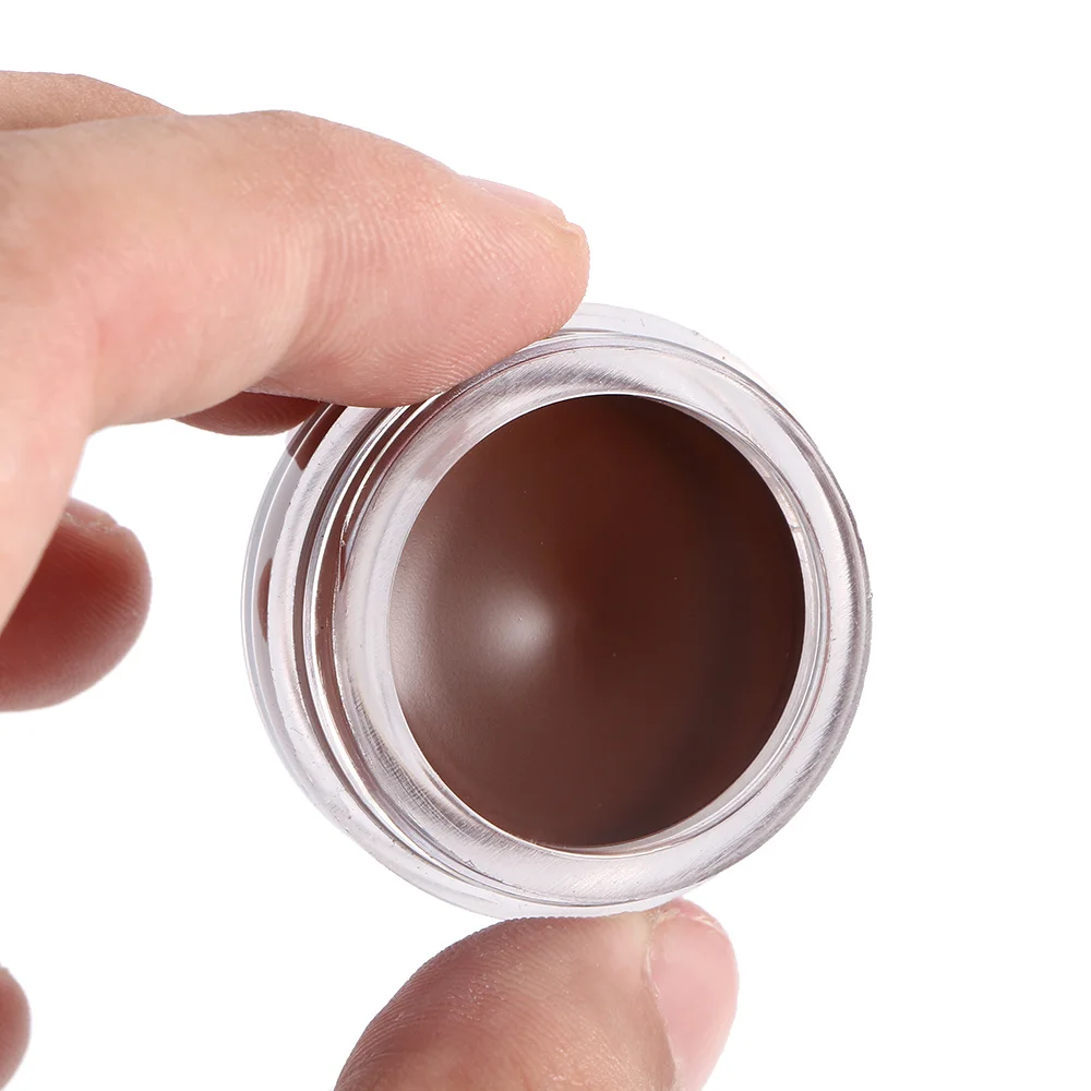 Magical Halo Makeup Waterproof Lock Color Cream Eyeliner Gel Pencil 2 Colors Brown 3D Natural with Brush |