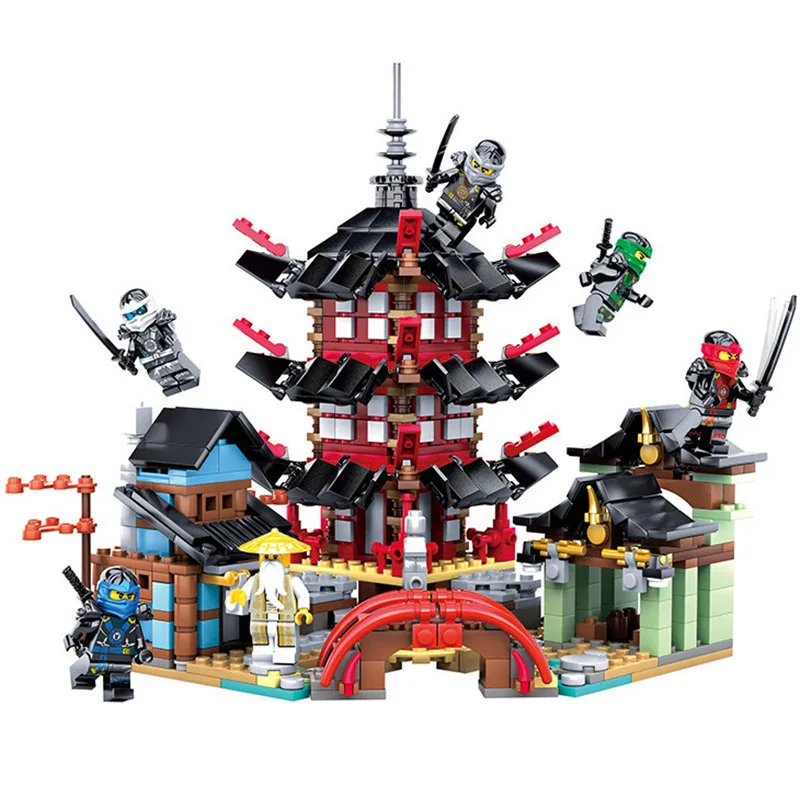 Пустая операция phantom Ninja Zhibo Chi temple детская сборная игрушка головоломка Кирпичи