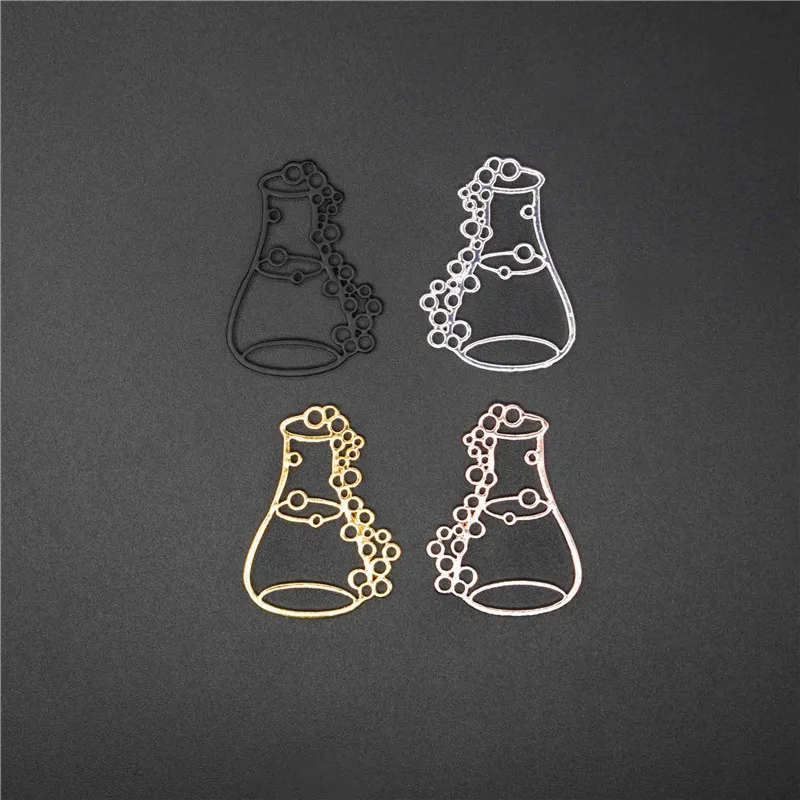 4 цвета Новый трендовый Erlenmeyer ожерелье &quotколба&quot зелье бутылка химия