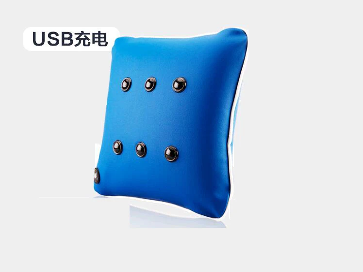 Usb электрическая вибрационная подушка для спины и шеи массажер тела шиацу плеч