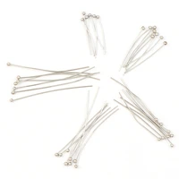 factory fashion cheap 15mm50mm ball head pins white k color ball head pins findings diy jewelry making jewelry accessories