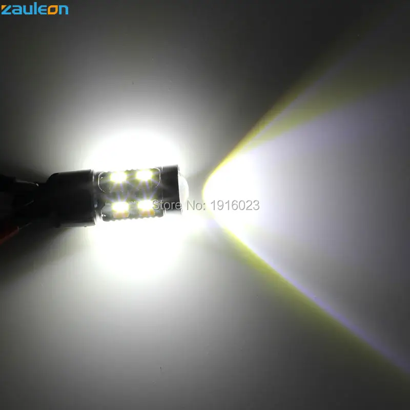 Zauleon 2 шт. T20 W21/5 Вт 7443 20 светодиодный 5630 SMD автомобильный Янтарный/желтый белый