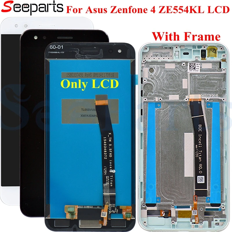 

5.5"For ASUS Zenfone 4 ZE554KL Lcd Screen Display Touch Digitizer Assembly replacement For ASUS ZenFone 4 ZE554KL LCD ze554kl