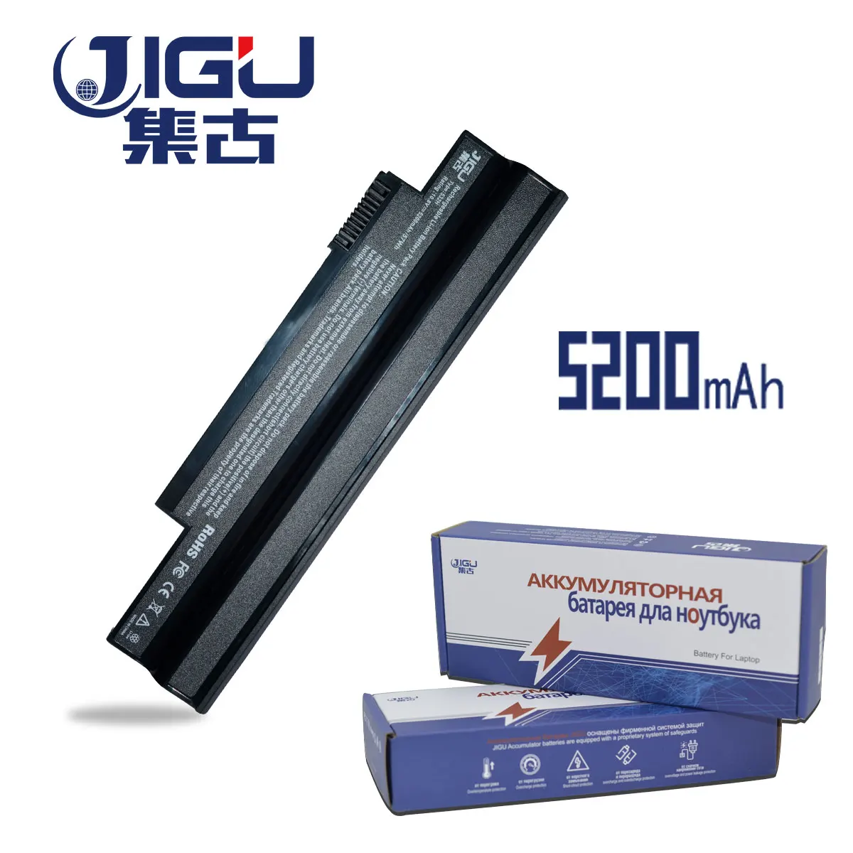 JIGU Аккумулятор для ноутбука Acer Aspire One 532h UM09H36 UM09C31 UM09H56 UM09H70 UM09H73 UM09H75 UM09G31 UM09G41 UM09G51