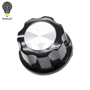 MF-A03 RV24YN20S Ручка потенциометра с крышкой внутренний 6,4 мм поворотный переключатель бакелитовая ручка WH118 WX050 переключатель потенциометра