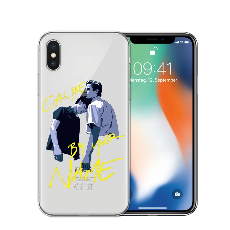 FUNNYRUI Call Me на Ваше имя Мягкие TPU телефон Coque чехла для Apple iPhone X 10 8 плюс 7 6 S 5 5S SE