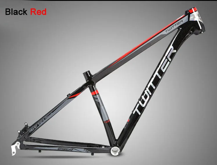 Твиттер MTB 3900XC AL6061 рама для горного велосипеда 26 27,5 29er колесная гладкая Сварка внутренний кабель XC рычаг T4-T6 обработки - Цвет: Black Red 29