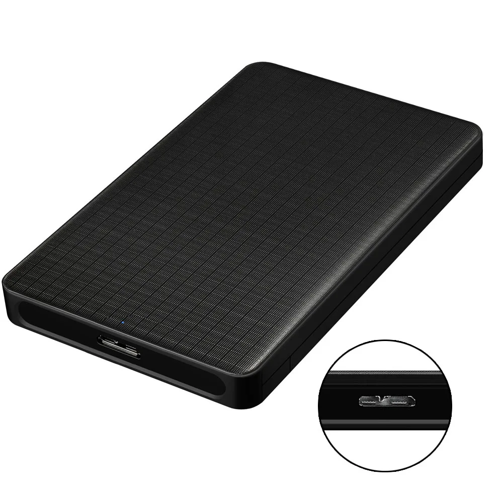 2 5-дюймовый корпус для внешнего жесткого диска USB 3 0 SATA Hd 5 Гбит/с поддержка UASP 7 мм/9