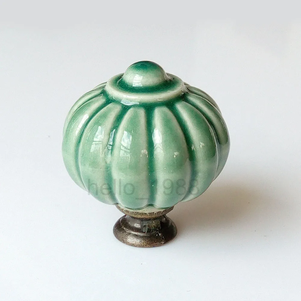 Симпатичная однотонная зеленая кухонная быстрая шкаф буфет комод ручка для