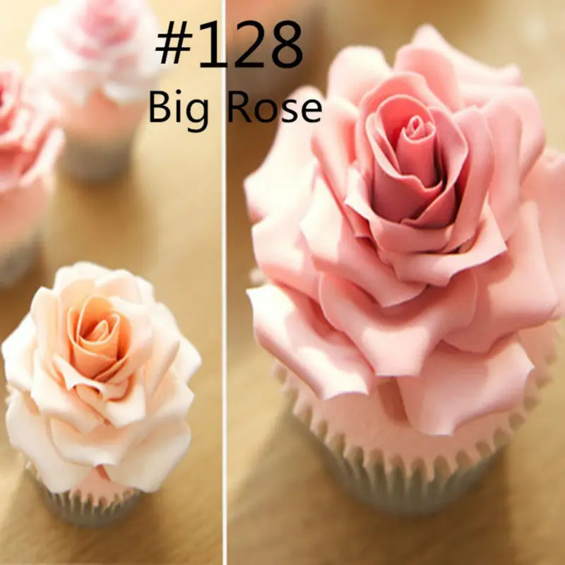 

5 Pcs Rose Petal Metal Cream Tips Cake Decorating Tools Steel Icing Piping Nozzles Set Cake Cream Decorating Cupcake Pastry Tool