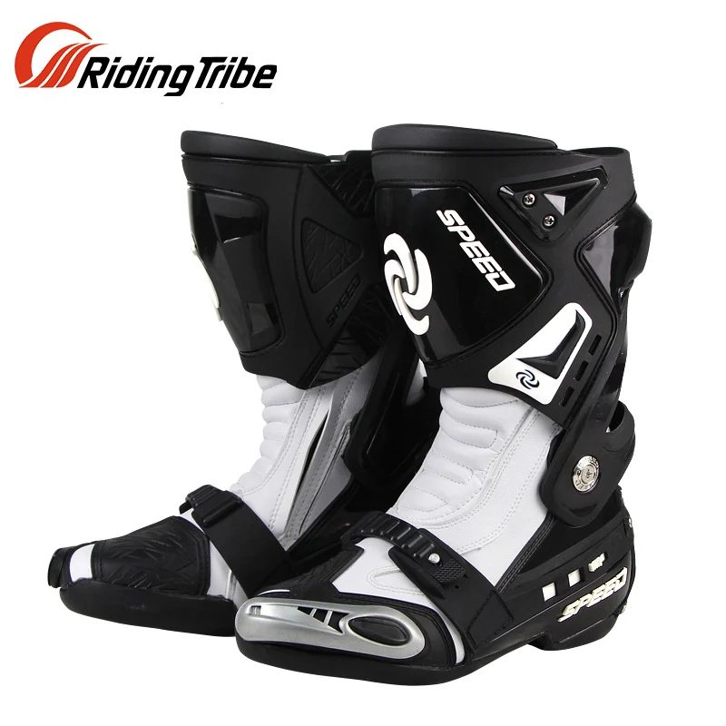 Riding Tribe Motorcycle Boots Motocross Off-road Racing Long Shoes Motorbike Accessories Outdoor Sports Men | Автомобили и