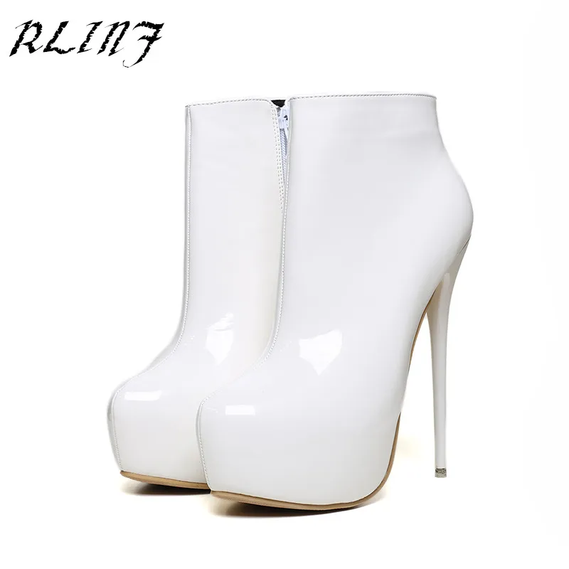 RLINF/модные женские туфли лодочки обувь на очень высоком каблуке и платформе
