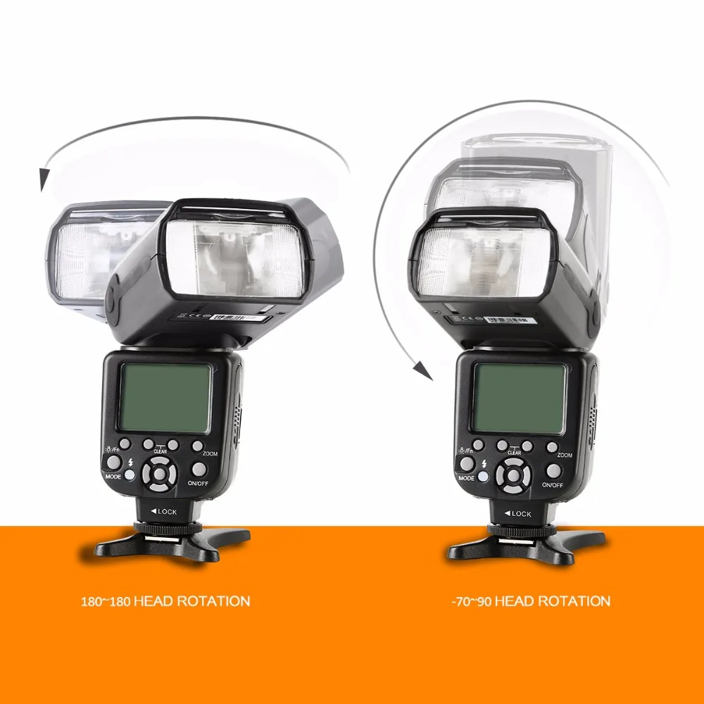 K& F концепция KF882 Беспроводная скорость вспышки lite ttl HSS Высокоскоростная синхронизация 1/8000s Master Slave GN58 для Nikon Canon DSLR камеры