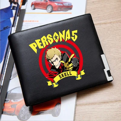 Горячие игры персона 5 P5 печать унисекс Длинный кошелек из искусственной кожи короткие бумажник Рен Амамия аниме держатель для карт из ПУ кожаный кошелек