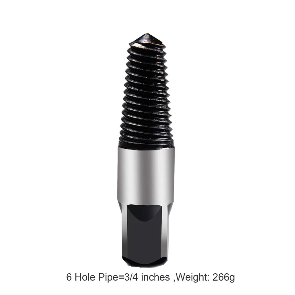 6 Hole Pipe Винт экстрактор трубы треугольник клапан кран сломанный провод сломанный винт экстрактор сломанной резьбы удаления резьбы инструмент для резьбы по дереву - Цвет: 6 Hole Pipe