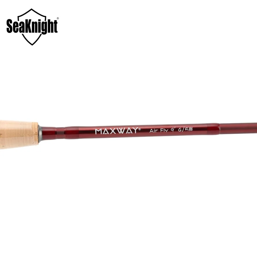 SeaKnight MAXWAY воздуха Fly 4/5# Удочка 2,7 м 9FT 4 секции L Мощность 40 т углеродного пробковой ручкой штанги Fly реки рыболовные снасти